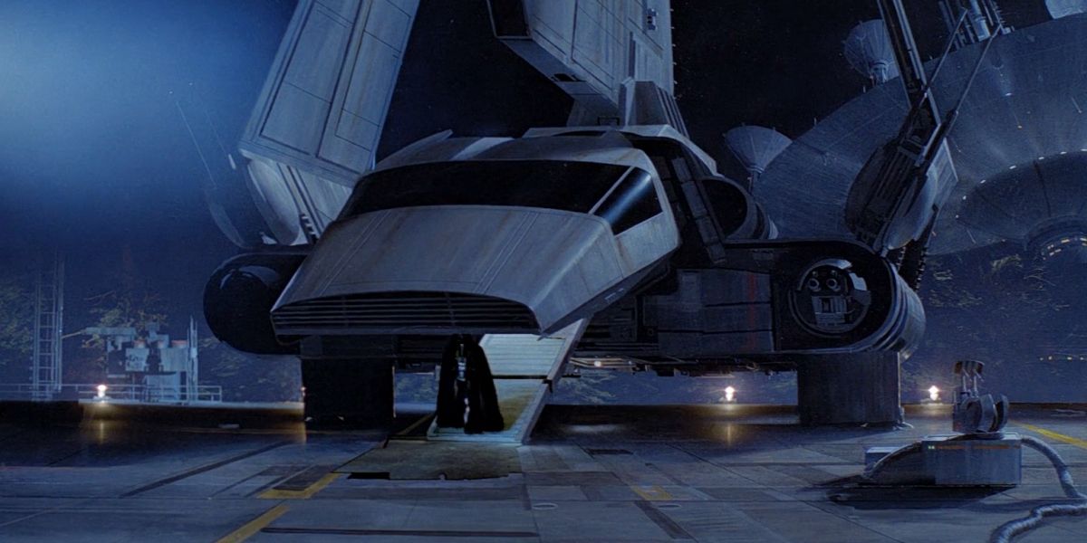 Star Wars Movie Mistake Darth Vader Helmet Ship
