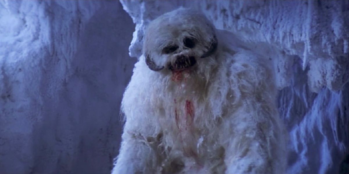 A Wampa in The Empire Strikes Back.