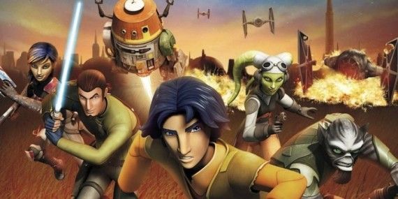 A screenshot of Rebels season 1 with all the cast