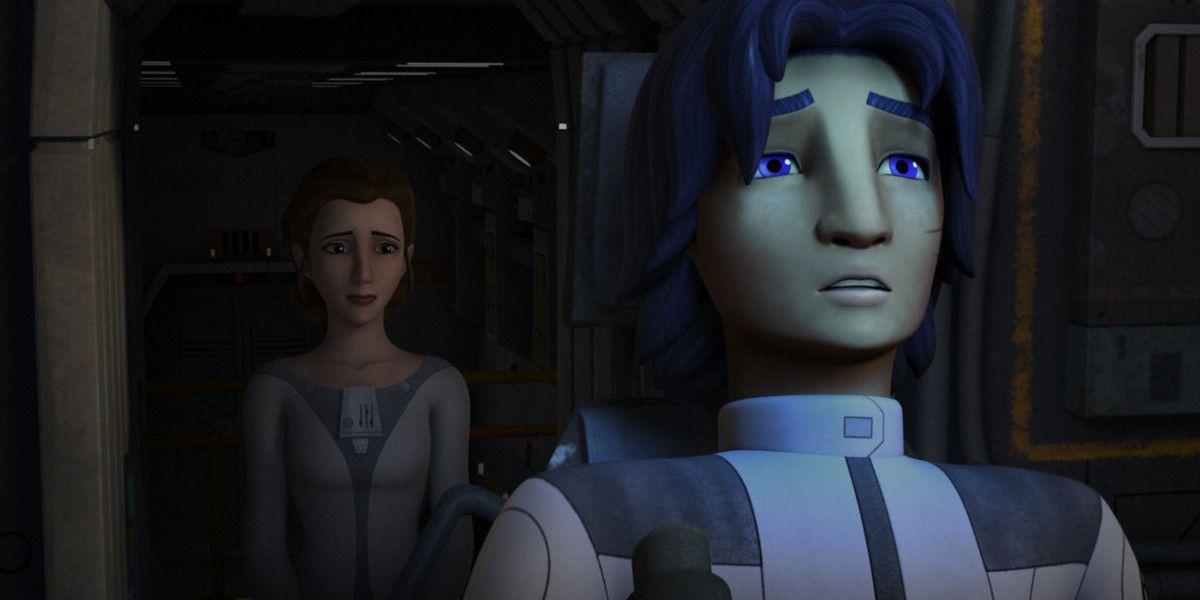 Star Wars Rebels Season 2 Episode 10 - Ezra and Leia