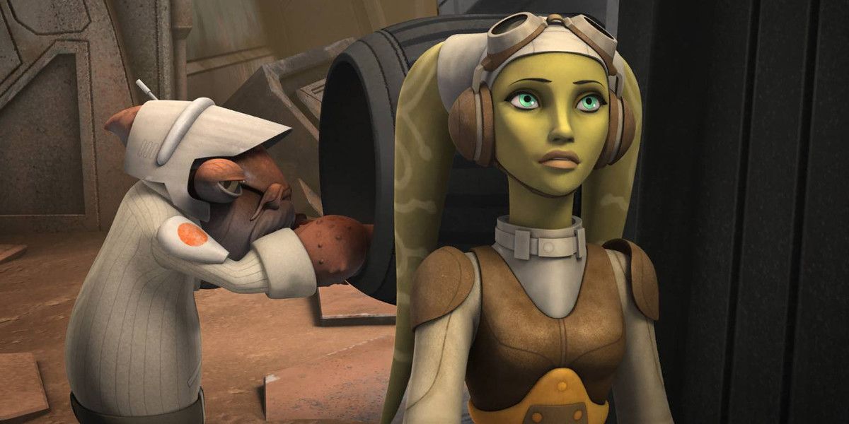 Hera and Quarrie in Star Wars Rebels