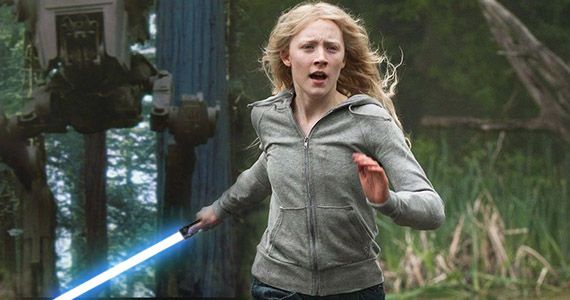 Star Wars Saoirse Ronan Lightsaber