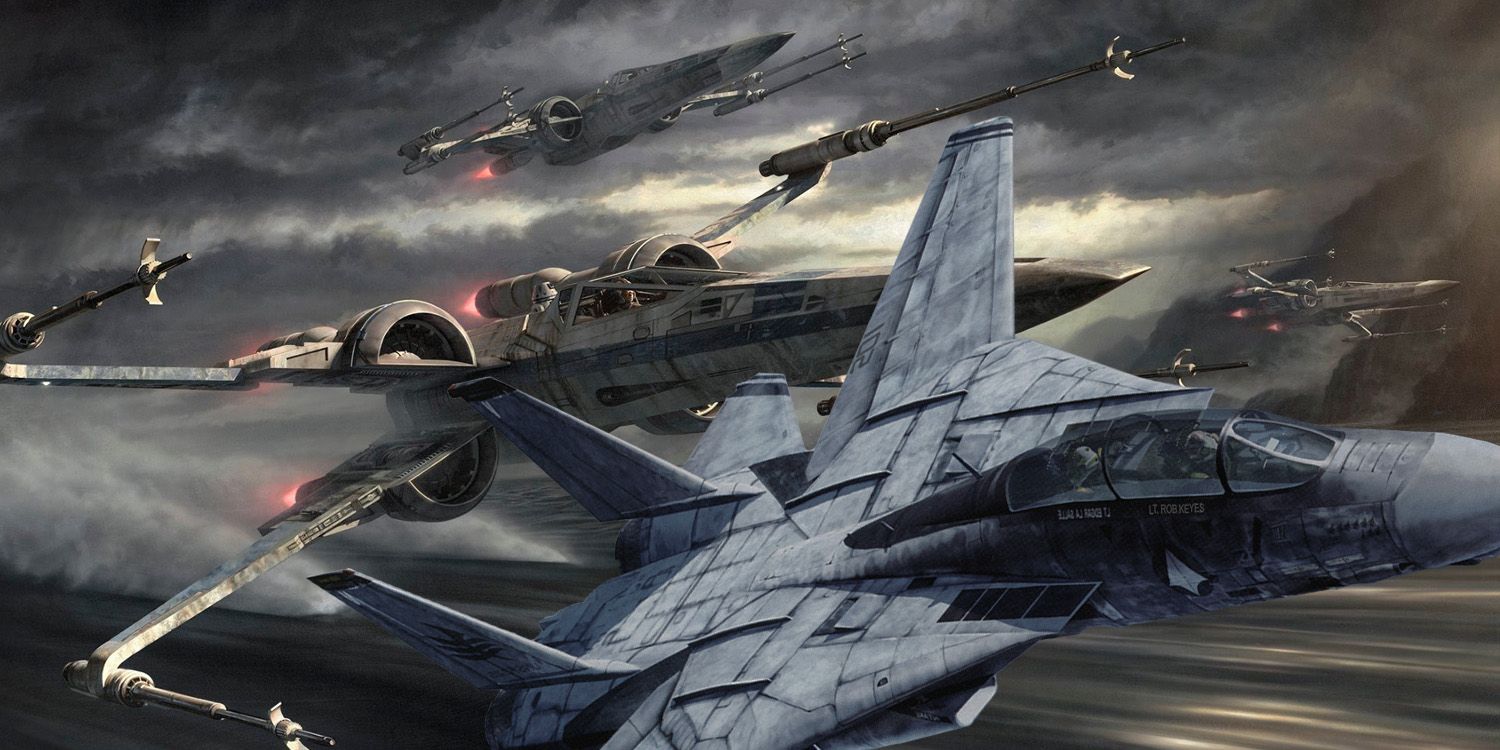 Star Wars X-Wings meet Top Gun