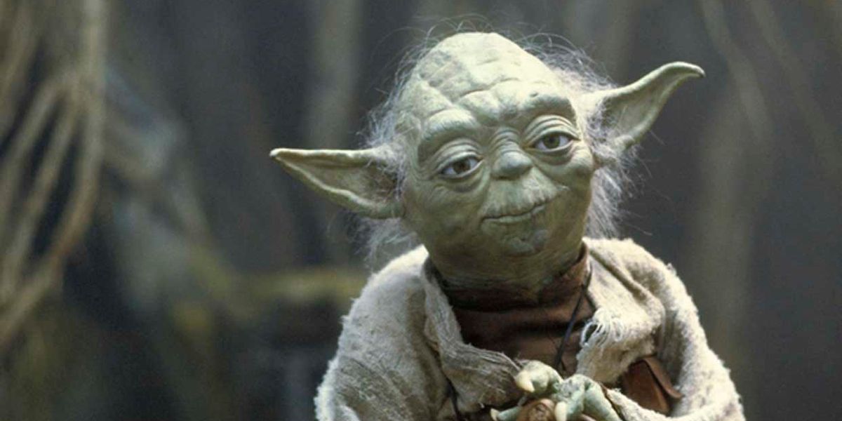 Star Wars moments Yoda lifts X-wing