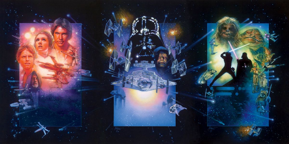 Drew Struzan's poster art for the Special Edition of the original 'Star Wars' trilogy