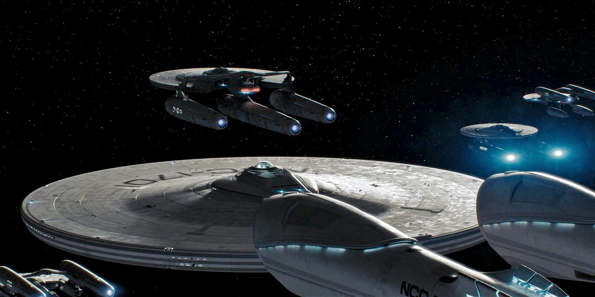 Starfleet armada leave for Vulcan