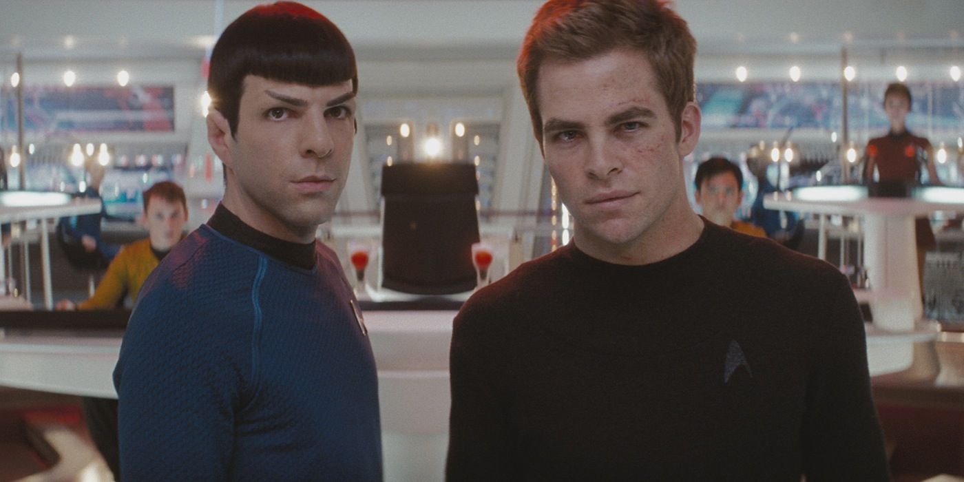 Zachary Quinto &amp; Chris Pine in Star Trek