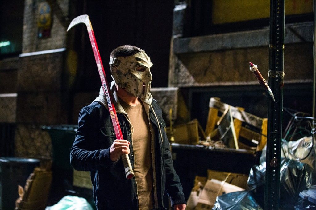 Stephen Amell as Casey Jones in Teenage Mutant Ninja Turtles 2 TMNT