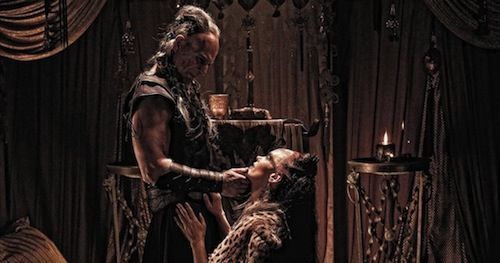 Stephen Lang and Rose McGowan in Conan the Barbarian