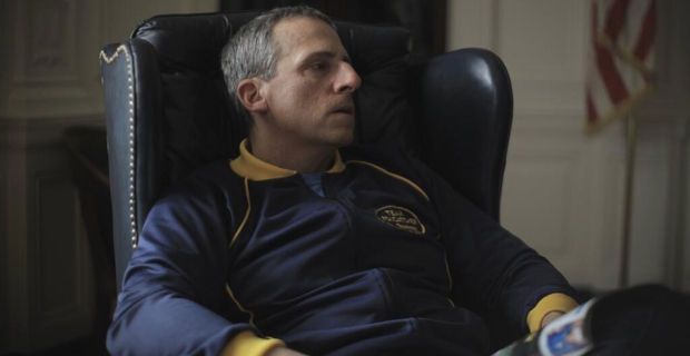 Steve Carell as John du Pont in 'Foxcatcher'