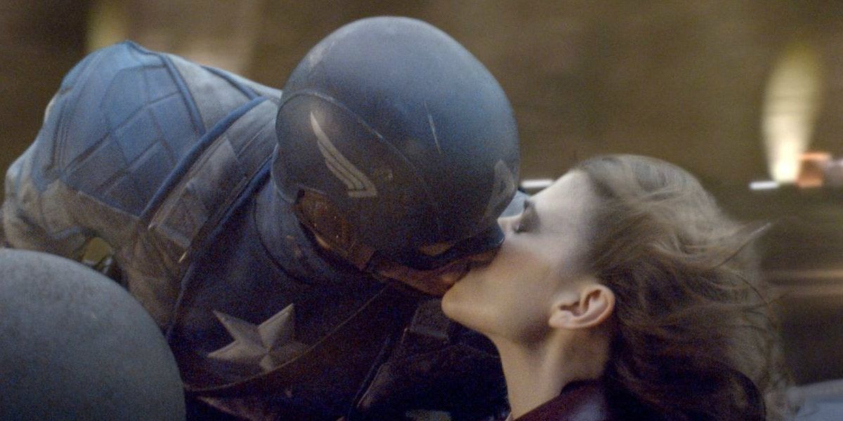Steve Rogers and Peggy Carter In Captain America The First Avenger