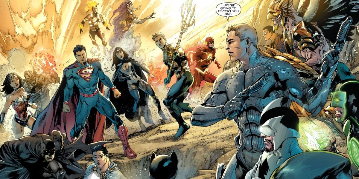 Steve Trevor DC Comics Justice League Team