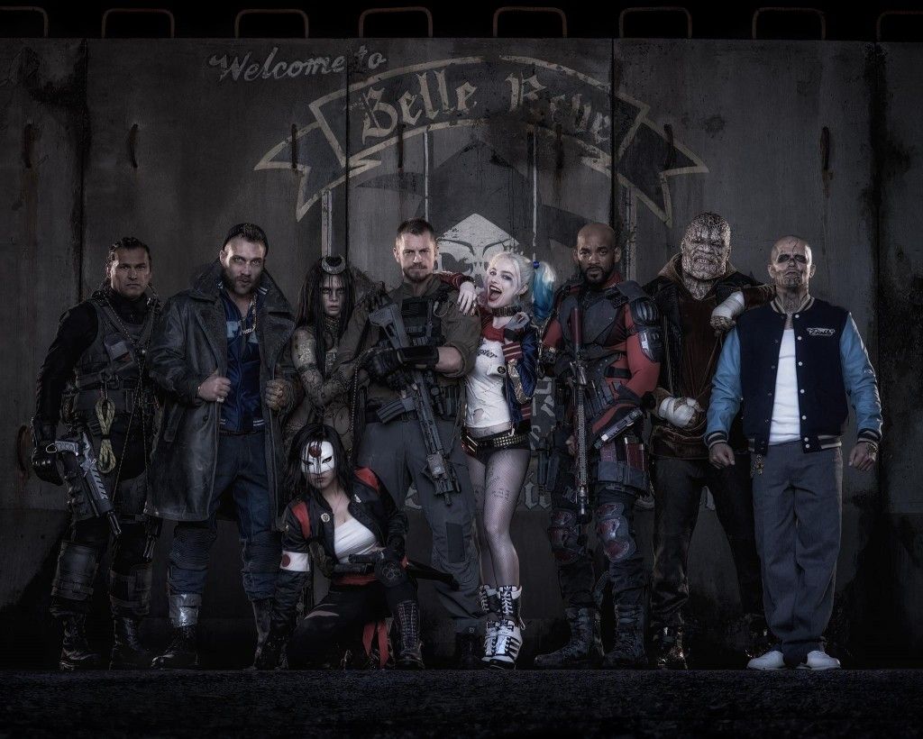 Suicide Squad Cast Photo Costumes