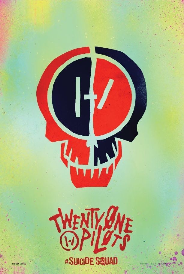 Suicide Squad - twenty one pilots poster