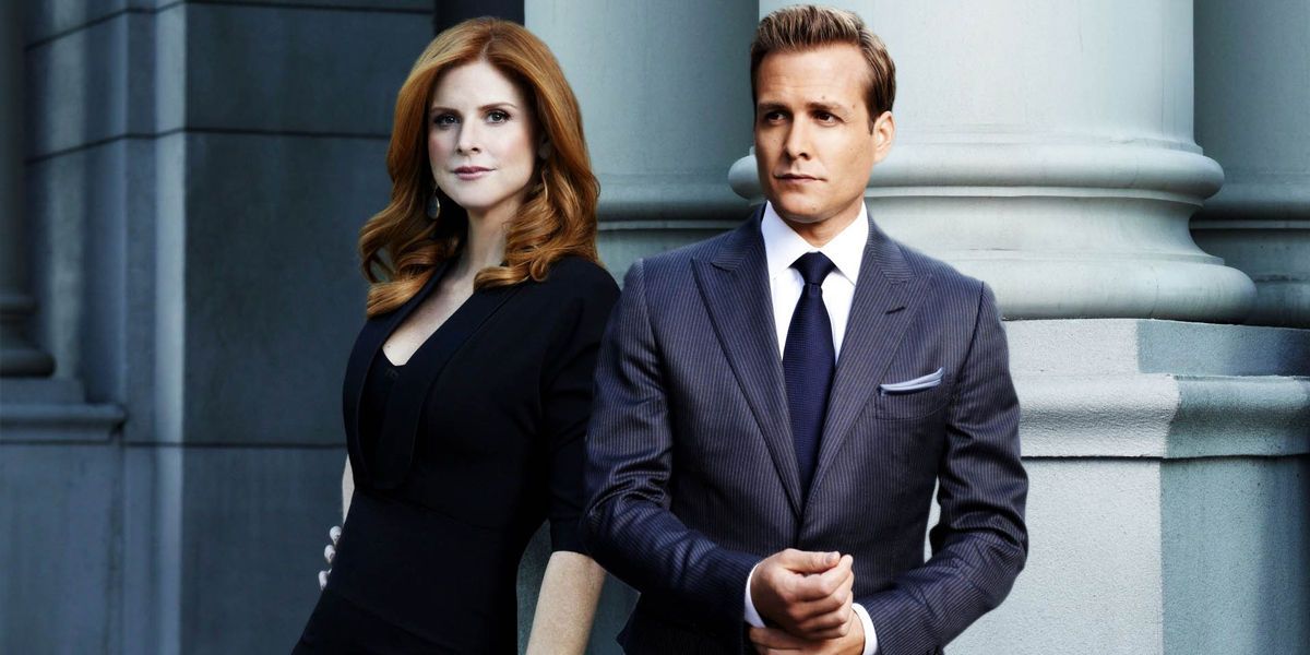 Suits Harvey and Donna