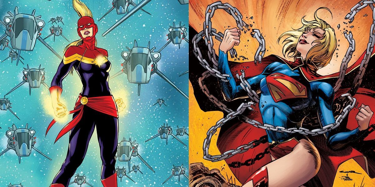 Supergirl Captain Marvel
