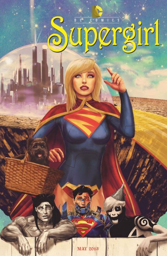 Supergirl Comic Wizard of Oz Movie Cover