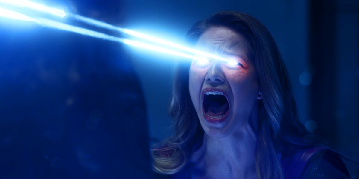 Supergirl Heat Vision Crying