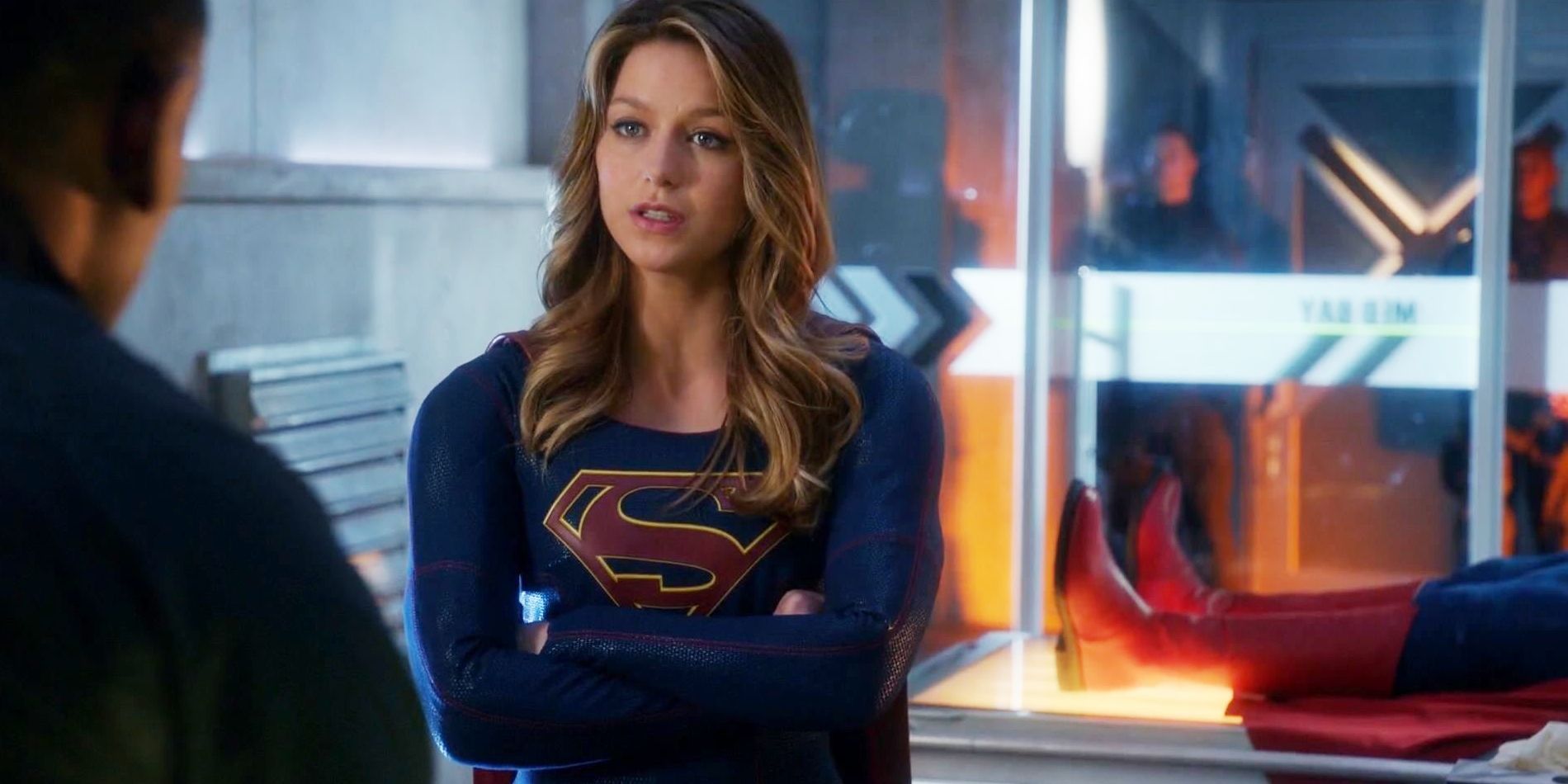 Supergirl TV Superman Boots Cameo
