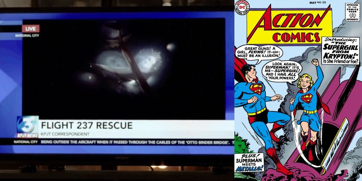 Supergirl TV Trailer Otto Binder Bridge Easter Egg