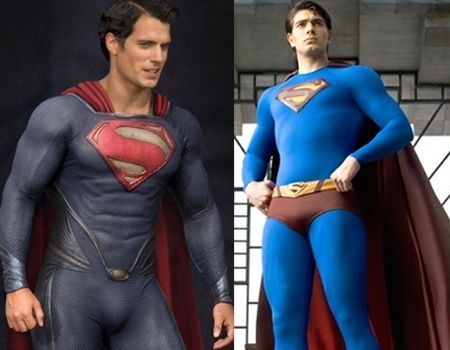 Superman Henry Cavill vs. Brandon Routh