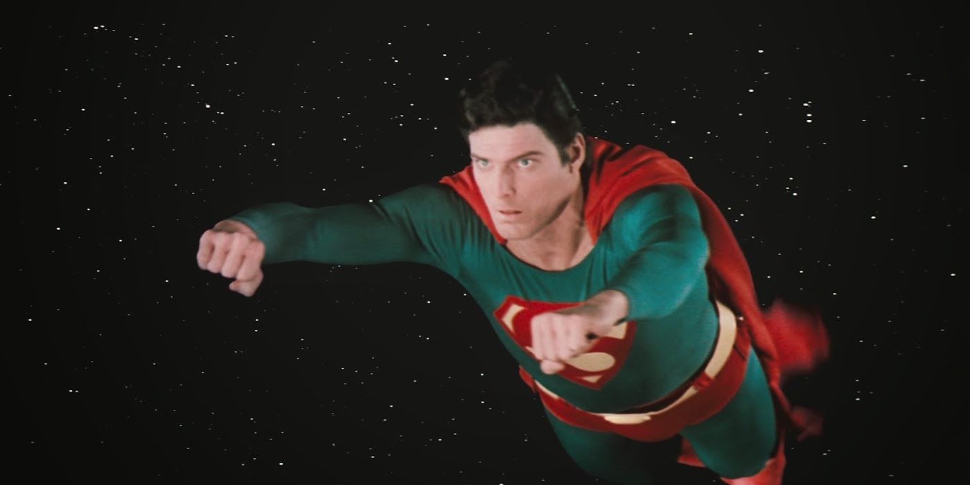 Superman IV Christopher Reeve Flying