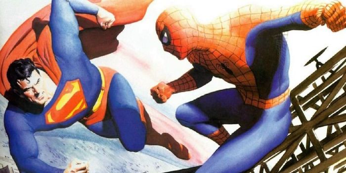 Superman vs Amazing Spider Man Comic Book
