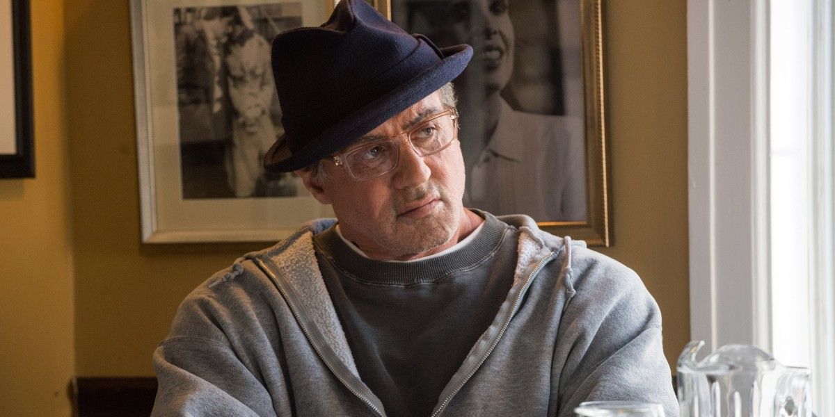 Sylvester Stallone as old Rocky in Creed