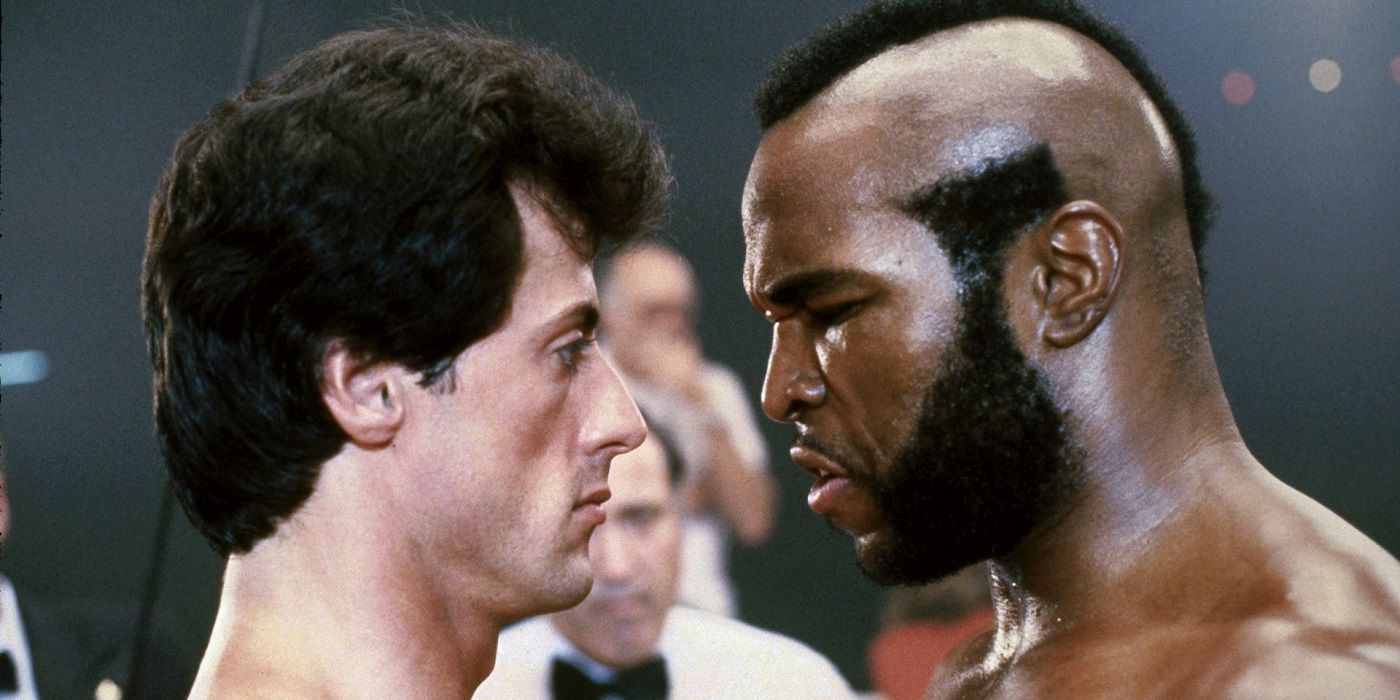 Sylvester Stallone and Mr. T in Rocky III