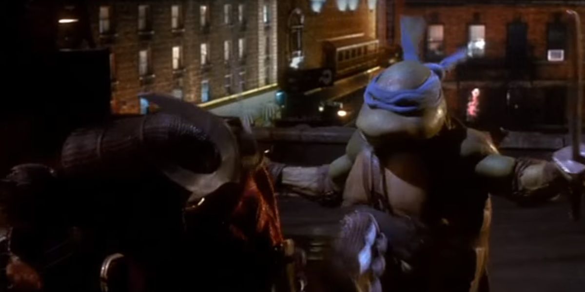 TMNT vs Shredder 1990 Teenage Mutant Ninja Turtles Movie