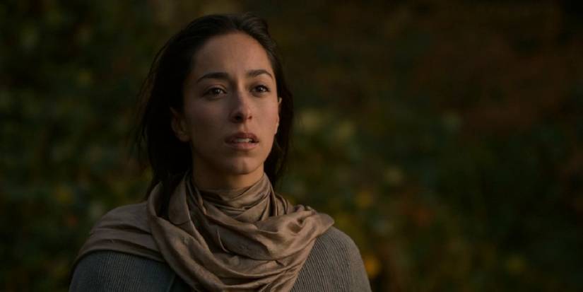 Talisa (Oona Chaplin) looking upset in Game of Thrones season 3