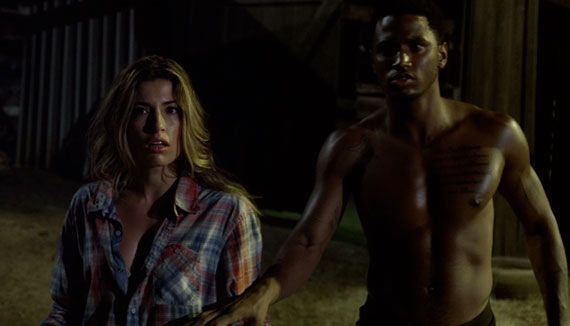 Tania Raymonde and Trey Songz in Texas Chainsaw 3D
