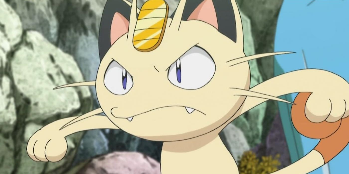 Meowth dari Tim Rocket Pokemon.