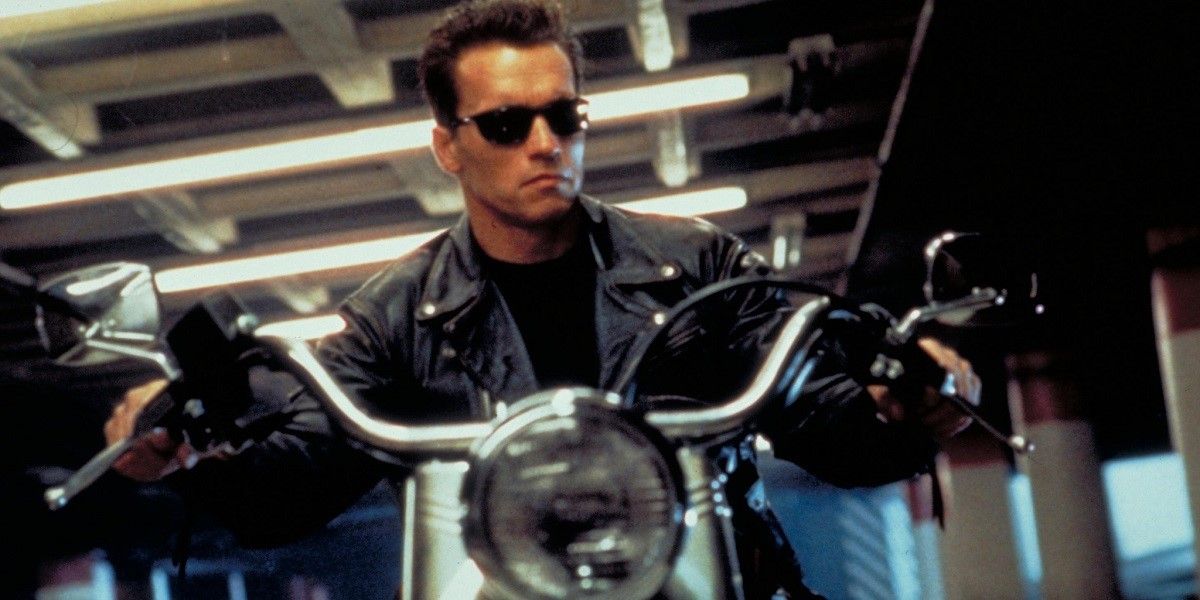 Arnold Schwarzeneggar in Terminator 2