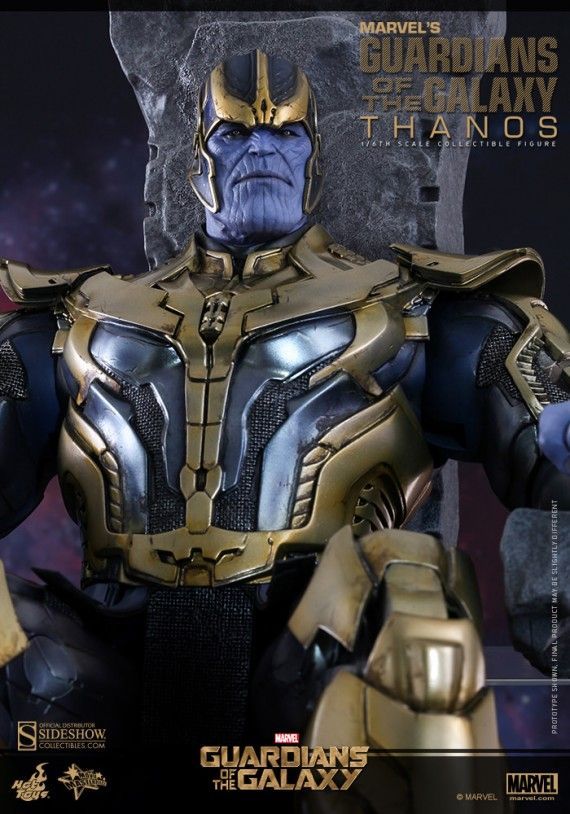 Thanos Head (Guardians of the Galaxy) - Hot Toys Sideshow Collectibles