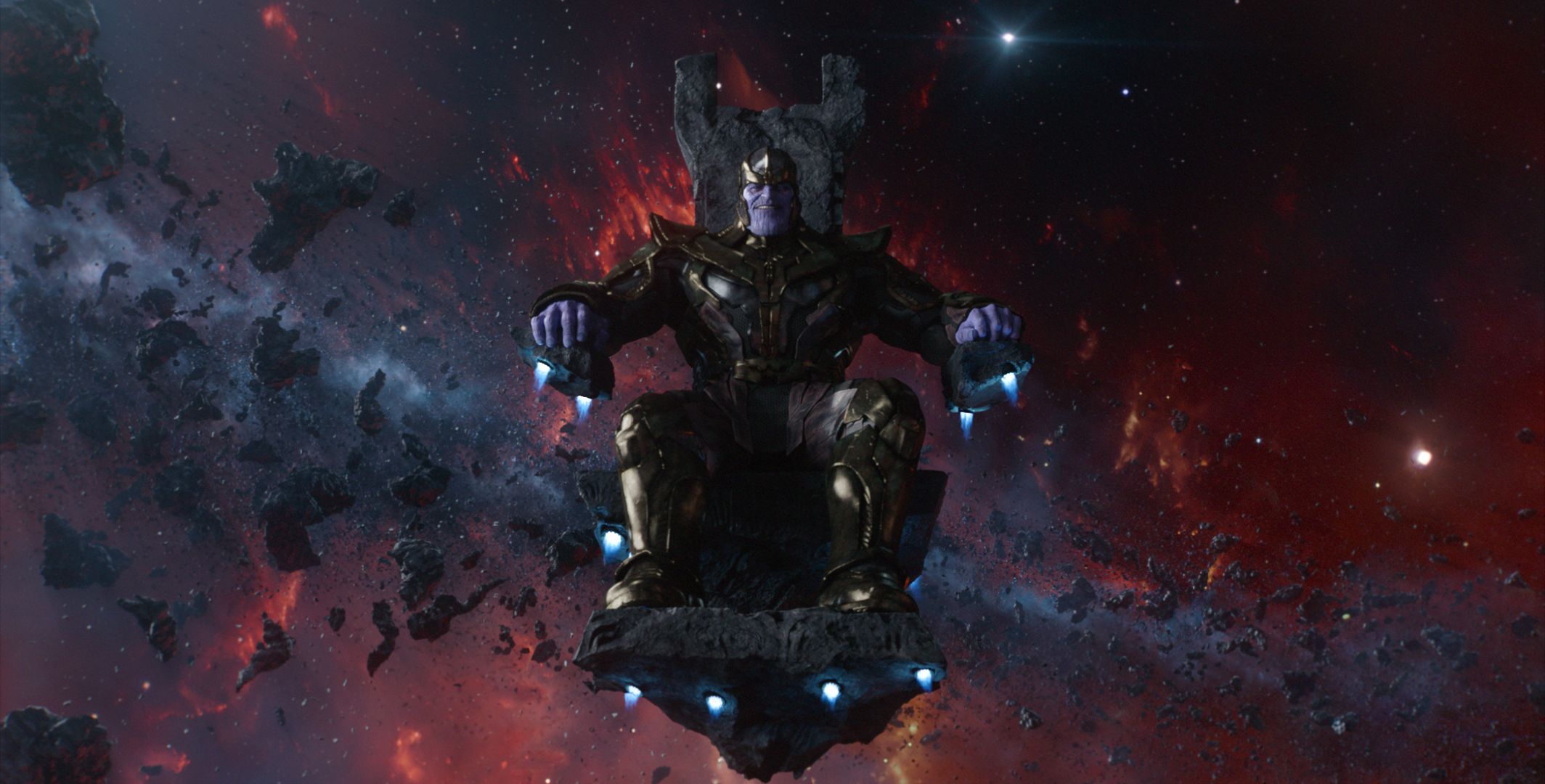 Thanos in Guardians of the Galaxy Avengers Inifinity War