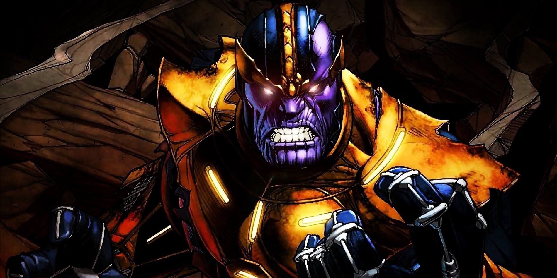 Thanos Holding the Infinity Gauntlet