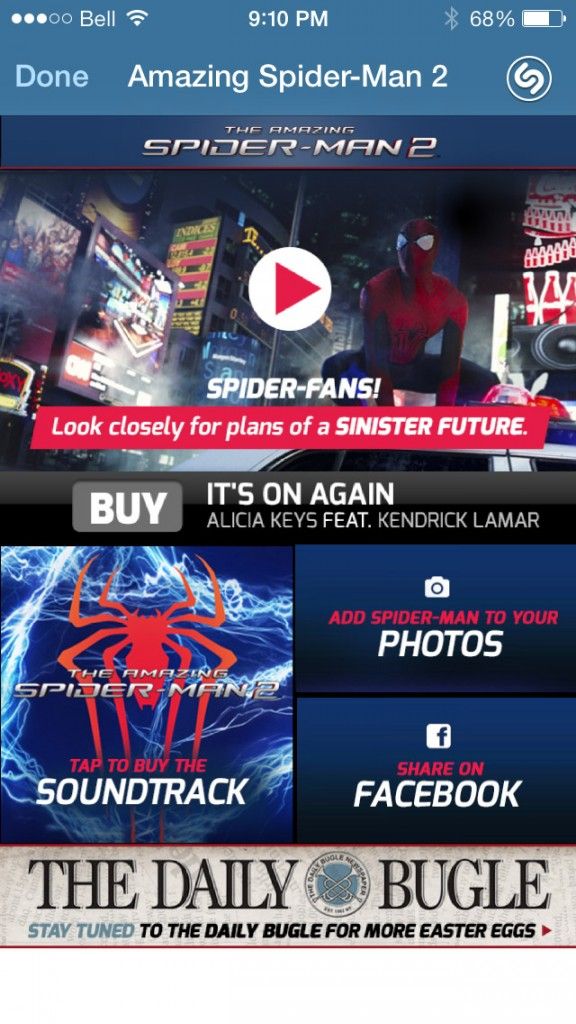The Amazing Spider-Man 2 Shazam Viral