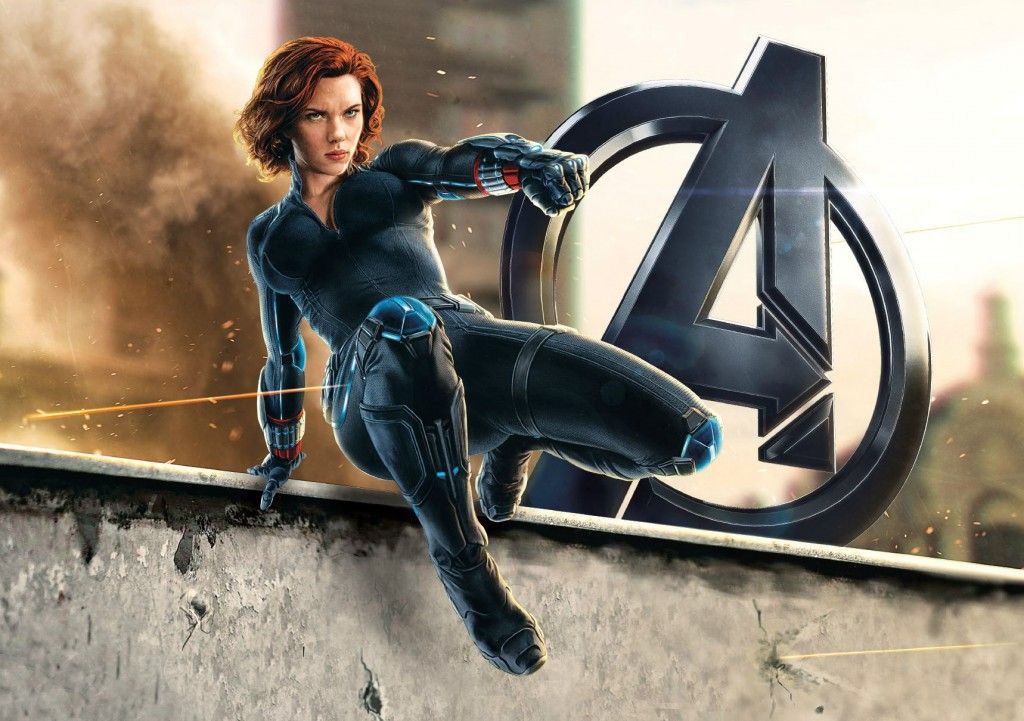 The Avengers 2: Age of Ultron Promo Art - Black Widow Logo