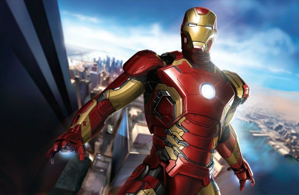 The Avengers 2: Age of Ultron Promo Art - Iron Man City
