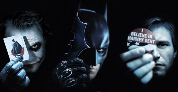 The Dark Knight - Joker Batman Harvey Dent Two-Face