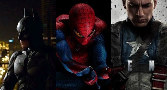 Dark Knight Rises Amazing Spider-Man Captain America