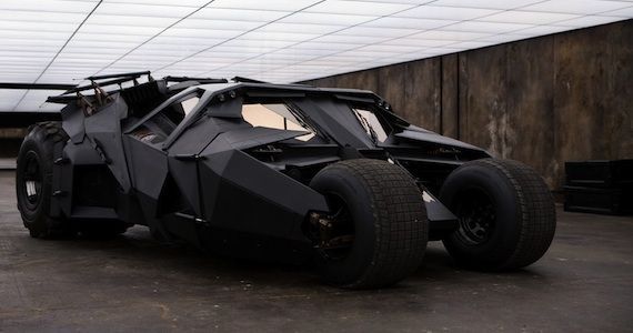 The Tumbler Batmobile in The Dark Knight Rises