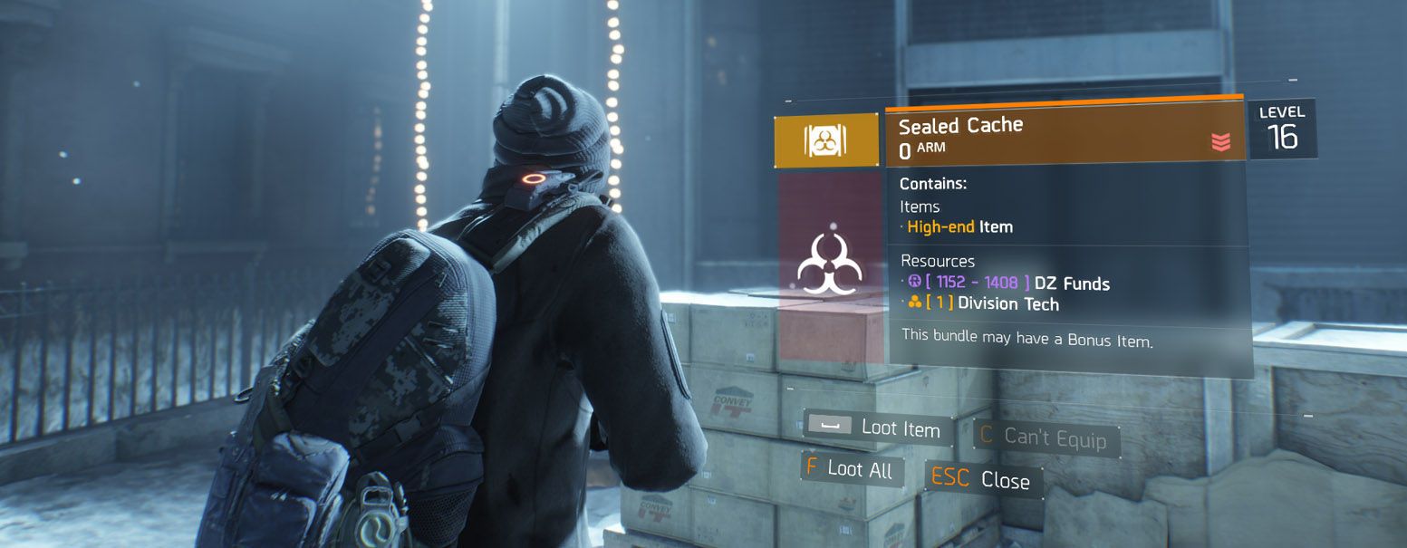 The Division Sealed Cache