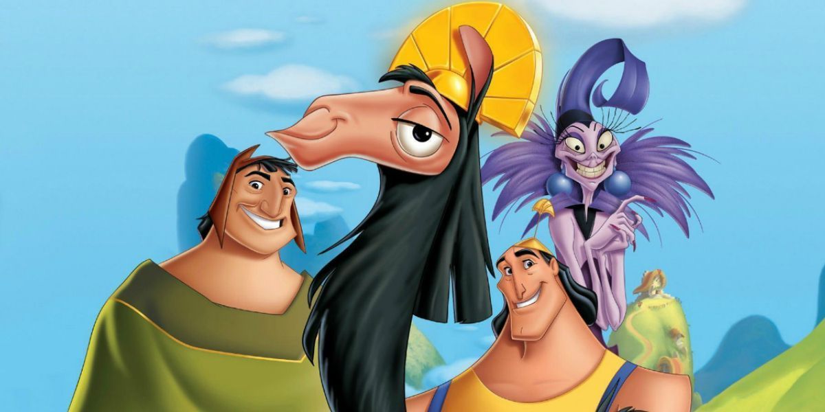 Kuzco and his friends in The Emperors New Groove