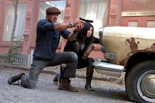 The Expendables 2 Barney and Maggie