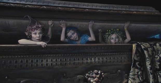 The Fairy Godmothers in 'Maleficent'