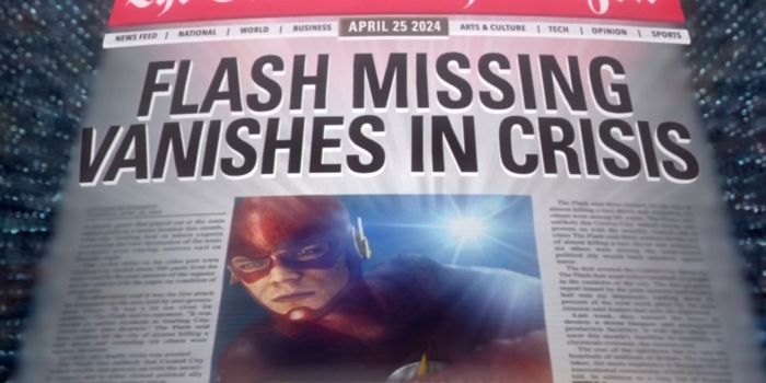The Flash Future Newspaper Easter Eggs