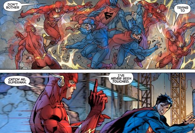 The Flash Superman Justice League Comic