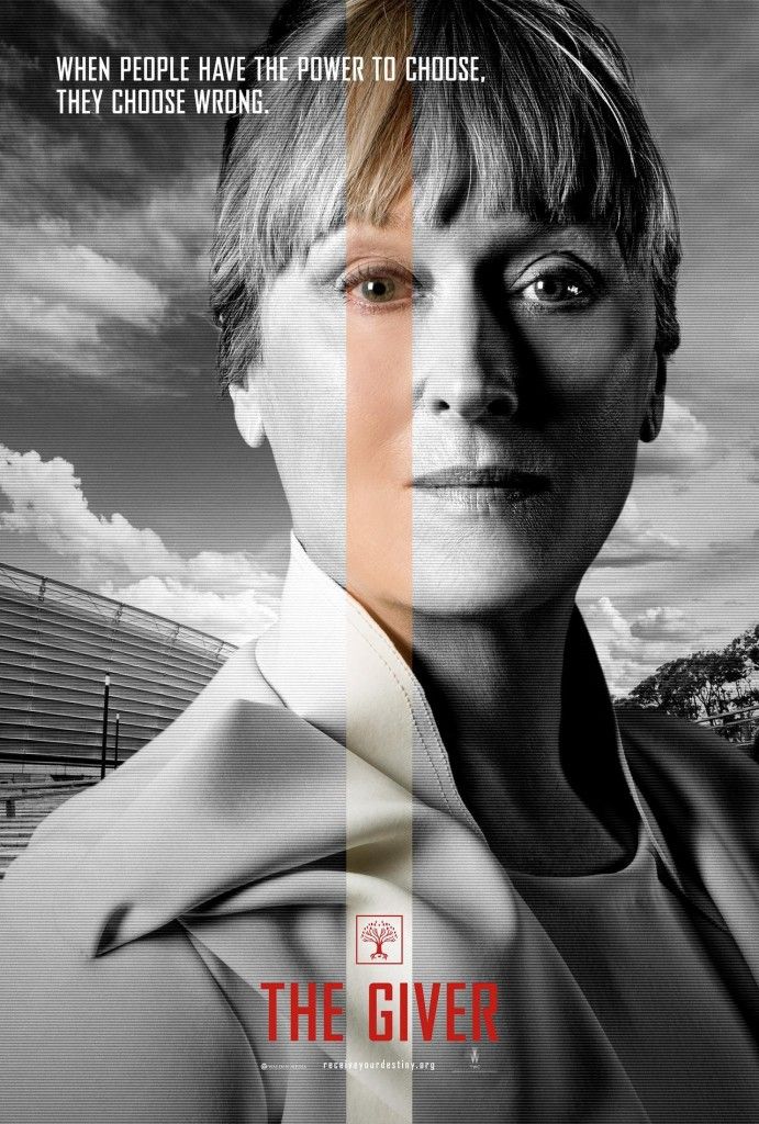 The Giver - Meryl Streep poster